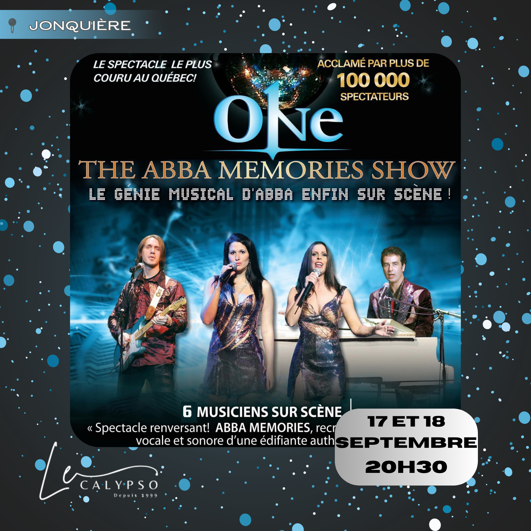 ONE « THE ABBA MEMORIES SHOW » – Hommage à ABBA